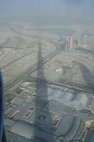 Udsigt fra Burj Khalifa (124. sal)