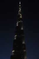 Burj Khalifa at night time