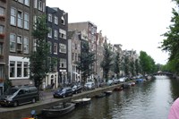 Hyggelige huse langs kanalerne