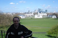 Anders i Greenwich med udsigt over London